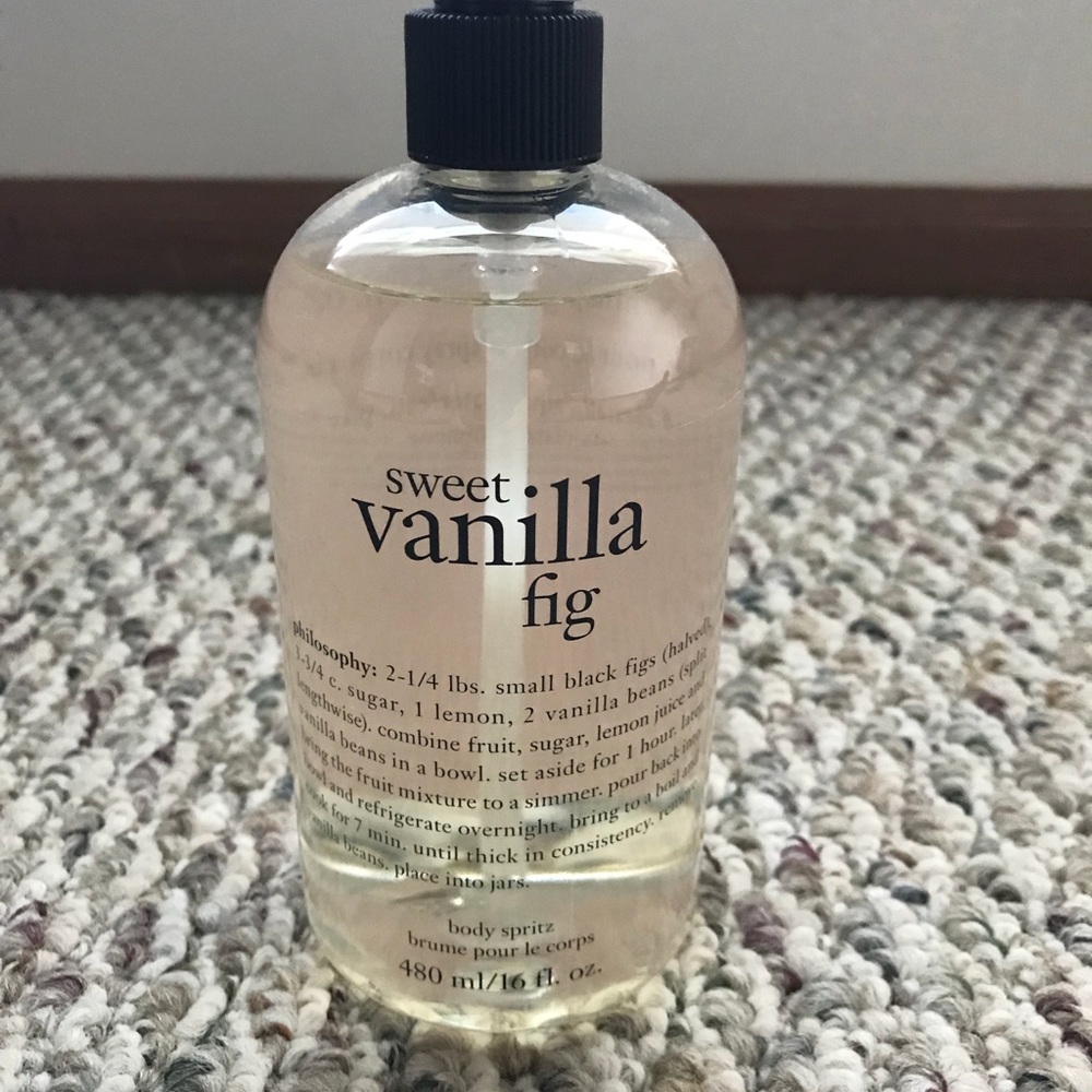 16oz Philosophy Sweet Vanilla Fig Spray